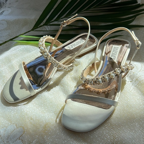 Badgley Mischka Natalee Flat Sandal - Picture 2 of 6